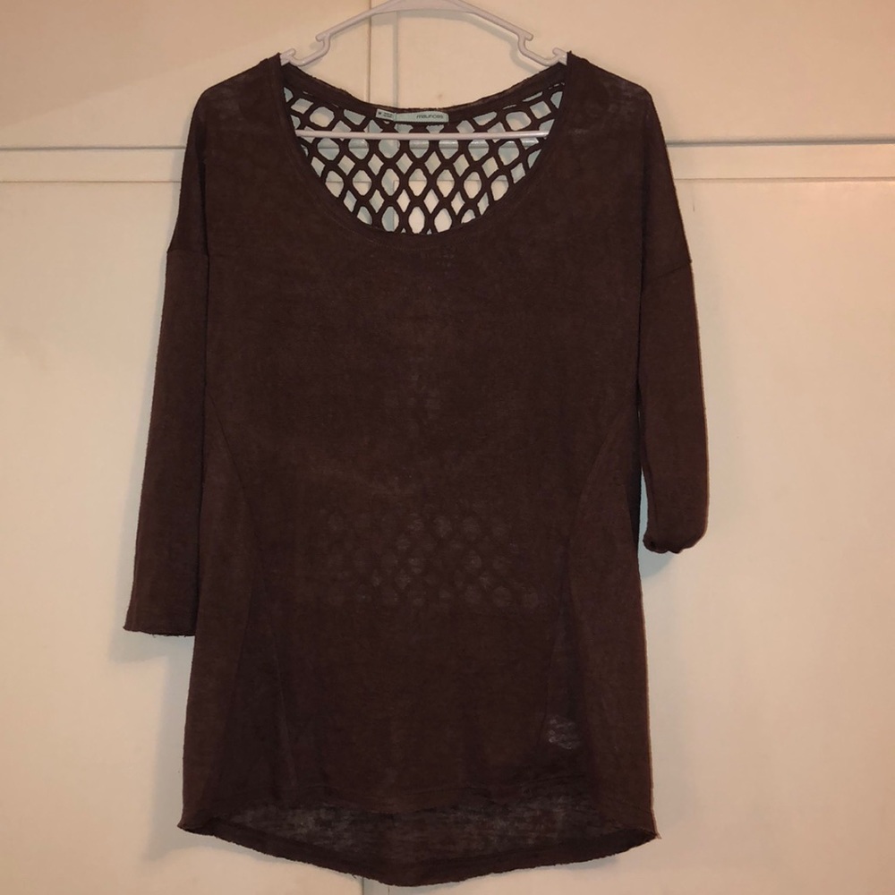 Detailed back blouse